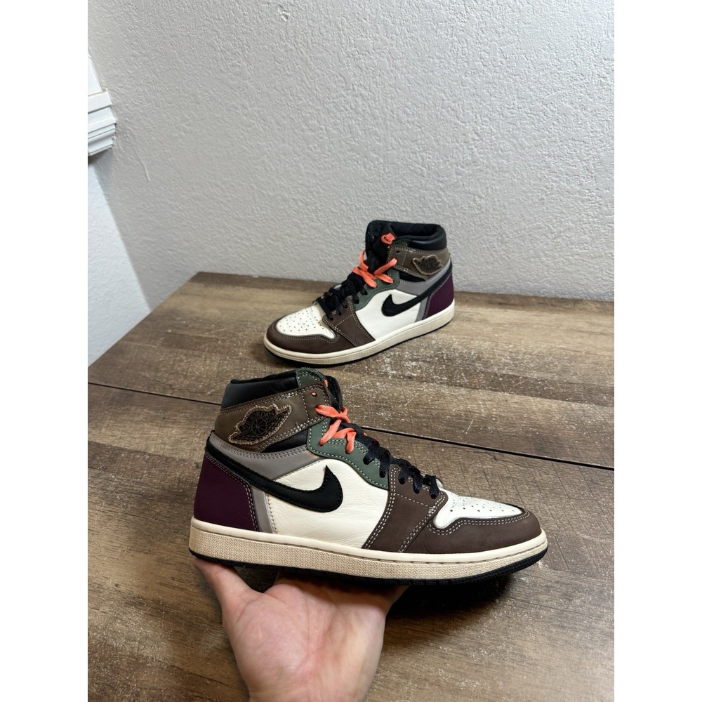 Size 7.5 - Jordan 1 High OG Crafted Brown White Suede Leather (DH3097-001) Shoes